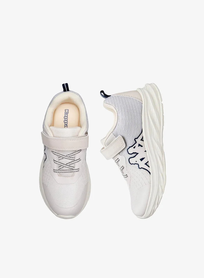 Kappa Unisex Logo Print Hook and Loop Sports Shoes